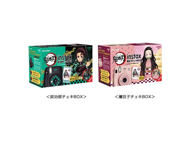 富士フイルム、“チェキ”と「鬼滅の刃」の数量限定コラボモデルを12月10