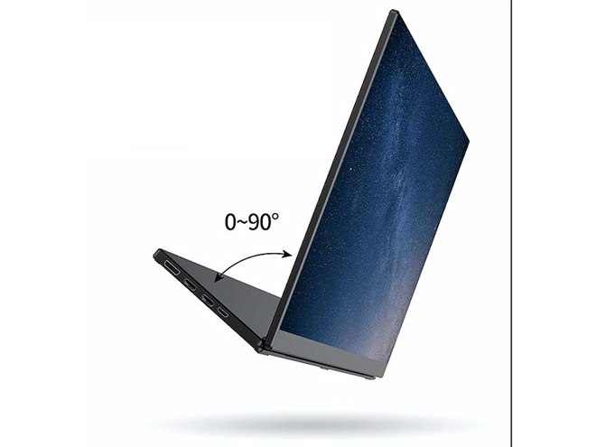 LIVXIA、タッチ操作に対応した15.6型モバイルディスプレイ「LX156TSL