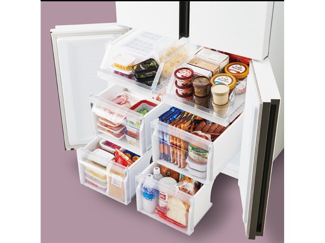 ハイアール、4ドア・フルフレンチの468L冷凍冷蔵庫「JR-NF468B