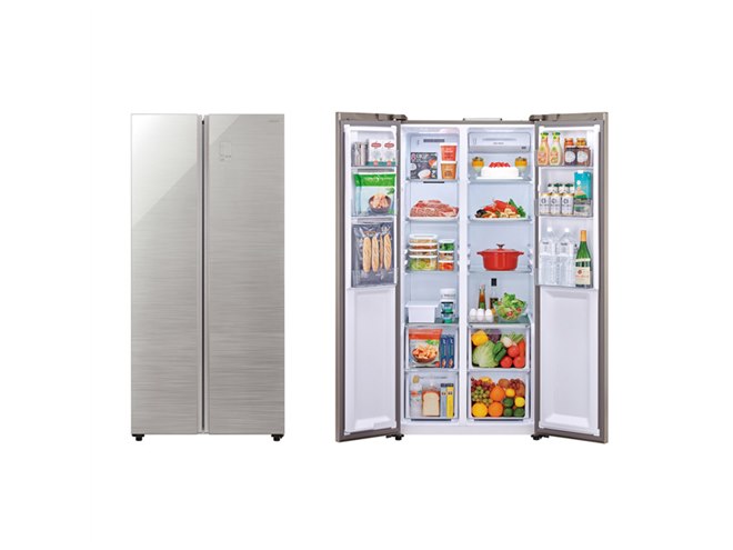 AQUA、庫内を縦に2分割した「Side by Side」採用の冷凍冷蔵庫を本日10