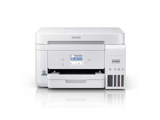 エプソン、エコタンクを搭載した「EW-M754TW/TB」「EW-M674FT」「EW