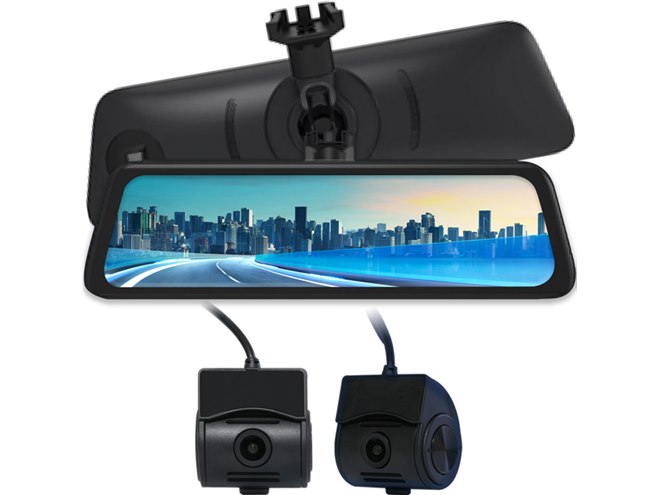 慶洋エンジニアリング、ミラー交換型の2カメラドライブレコーダー「AN