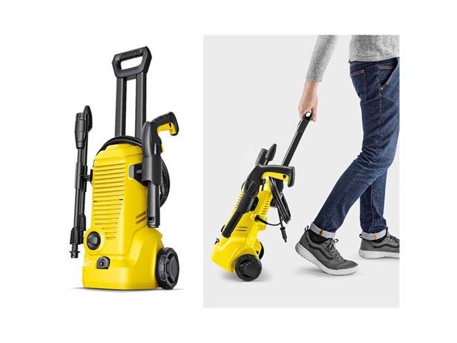 ケルヒャー、「K2」を軽量化してリニューアルした家庭用高圧洗浄機「K2