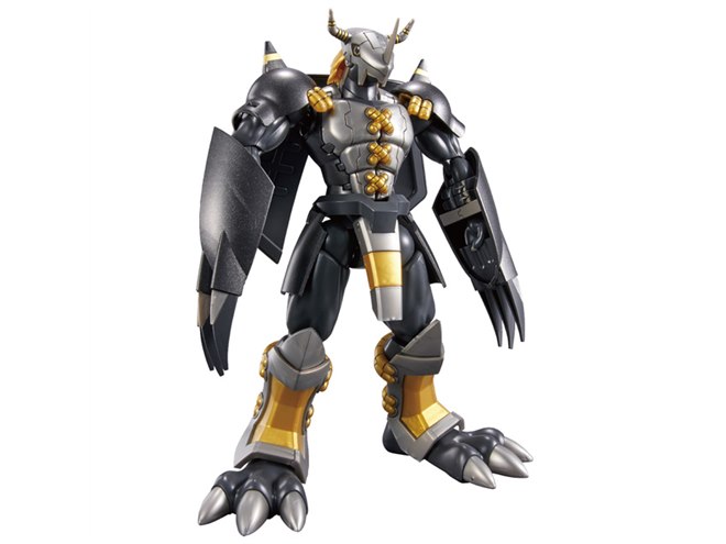 デジモン02」ブラックウォーグレイモンをプラモ化、劇中ポーズを再現