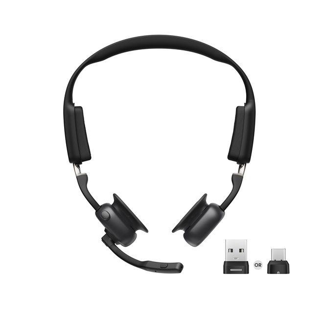 Shokz、長時間装着でも快適な軽量78g骨伝導ワイヤレスヘッドセット