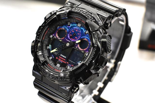 カシオ G-SHOCK Virtual Rainbow：Gamer's RGBシリーズ GA-2100RGB