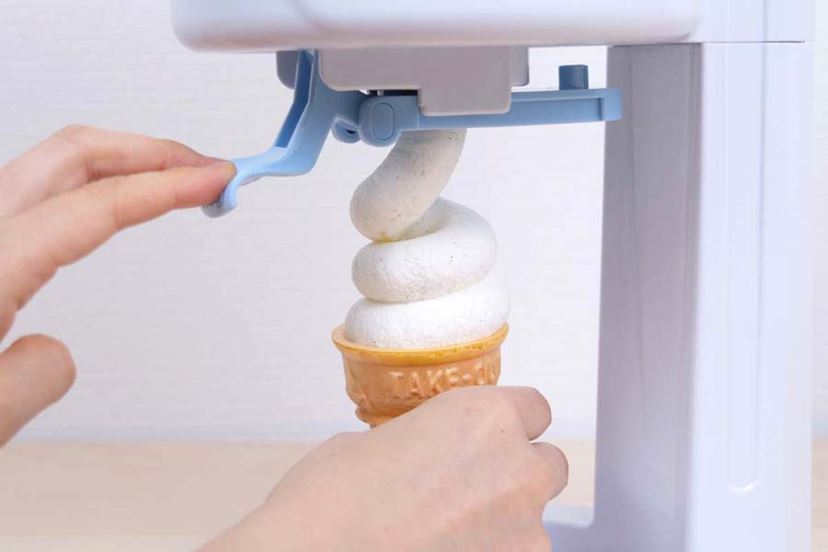 自宅でソフトクリームが作れたら……をかなえる「電動ソフトクリーム