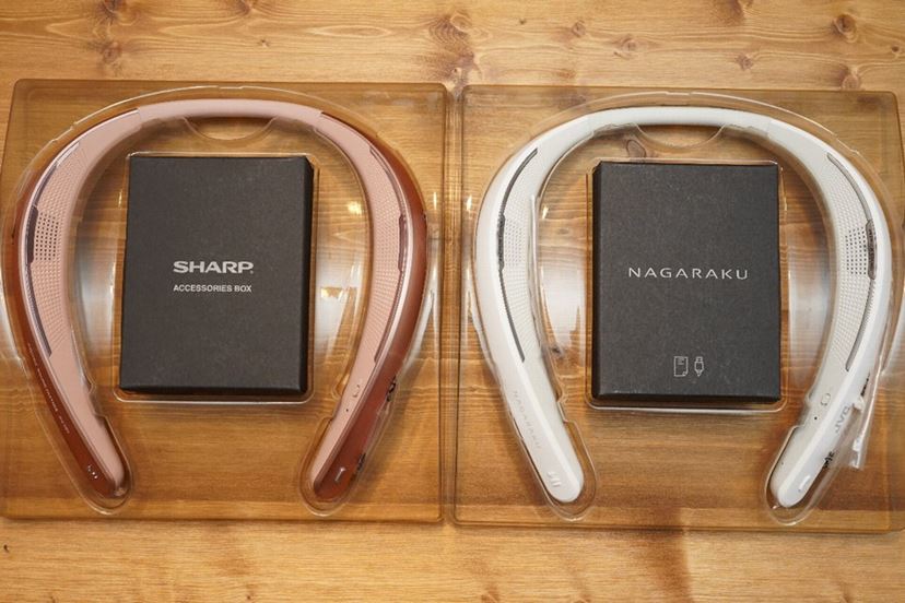 軽量ウェラブルネックスピーカー、シャープ「AN-SS1」 vs JVC「SP