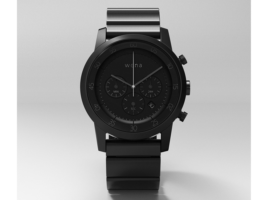 SONY wena wrist Chronograph WN-WC01B [プレミアムブラック] 価格比較