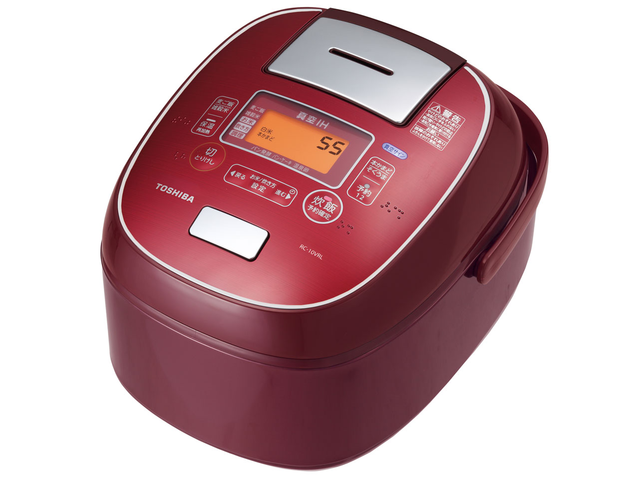 東芝 真空IH RC-10VRL(RS) [ディープレッド] 価格比較 - 価格.com