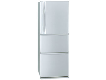 東芝 置けちゃうスリム GR-D34N(S) [プレーンシルバー] 価格比較