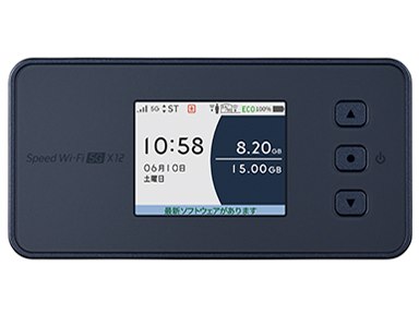 Speed Wi-Fi 5G X12 [シャドーブラック]の製品画像 - 価格.com