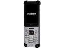 au SHARP E05SH ブラック 携帯電話 警察もどき仕様 充電器付 au SHARP