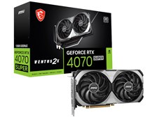 MSI GeForce RTX 4070 SUPER 12G VENTUS 2X OC [PCIExp 12GB] 価格比較
