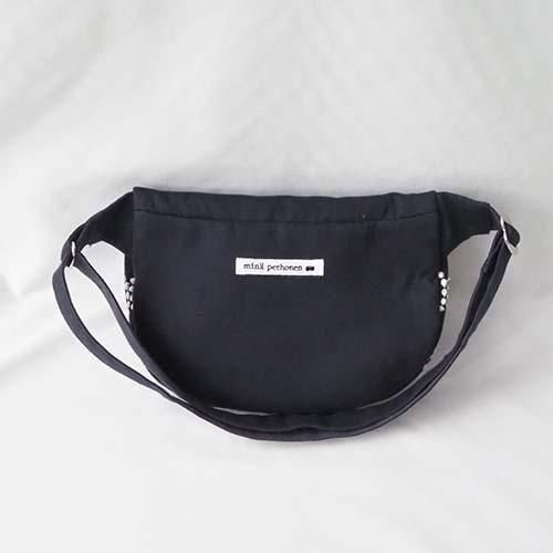 25AW copains bag -tambourine- (ボディバッグ）navy mina perhonen