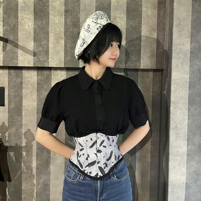 size3即納可能】Feather ミニコルセット（グレー） - 【公式