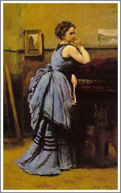 ルノワール【ピアノを弾く少女たち】(オランジュリー美術館) - 手描き