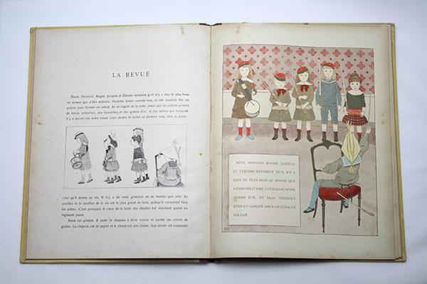 アナトール・フランス 少年少女』 M.B.モンヴェル c.a.1900年