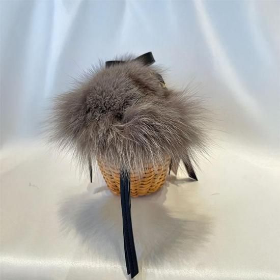 VIOLAd'ORO（ヴィオラドーロ）ユーロフォックスラタンカゴバッグ