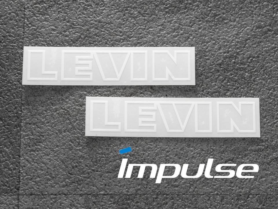 商品番号036】AE86「レビン」用クォーターモールステッカー 1セット2枚