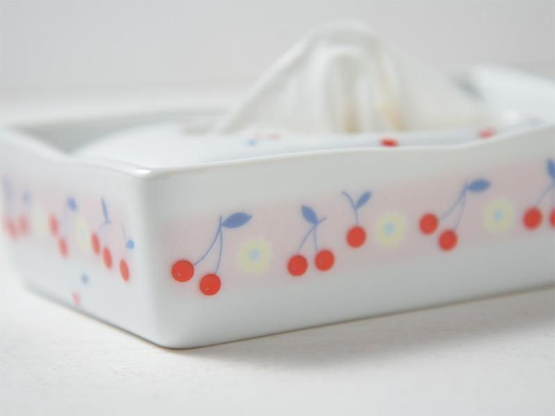 シンジカトウ 🍒 美濃焼ポケットティッシュケース | おしゃれな陶器で