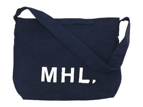 MHL. HEAVY CANVAS SHOULDER BAG 120NAVY 【5957271502】 MHL.通販