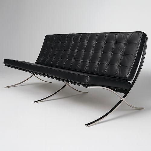 ミース・ファン・デル・ローエ/バルセロナチェア3P【タイプB・W181cm