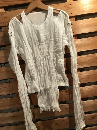 ガーゼシャツ,ガーゼ,GAUZE,MUSLIN TOP,70'S パンク,ハードコア,初期
