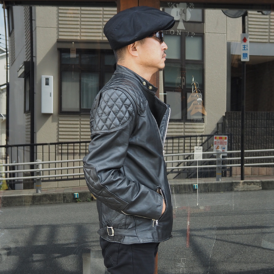 TT Leathers イギリス ヴィンテージ ライダース ロンジャン TT レザー