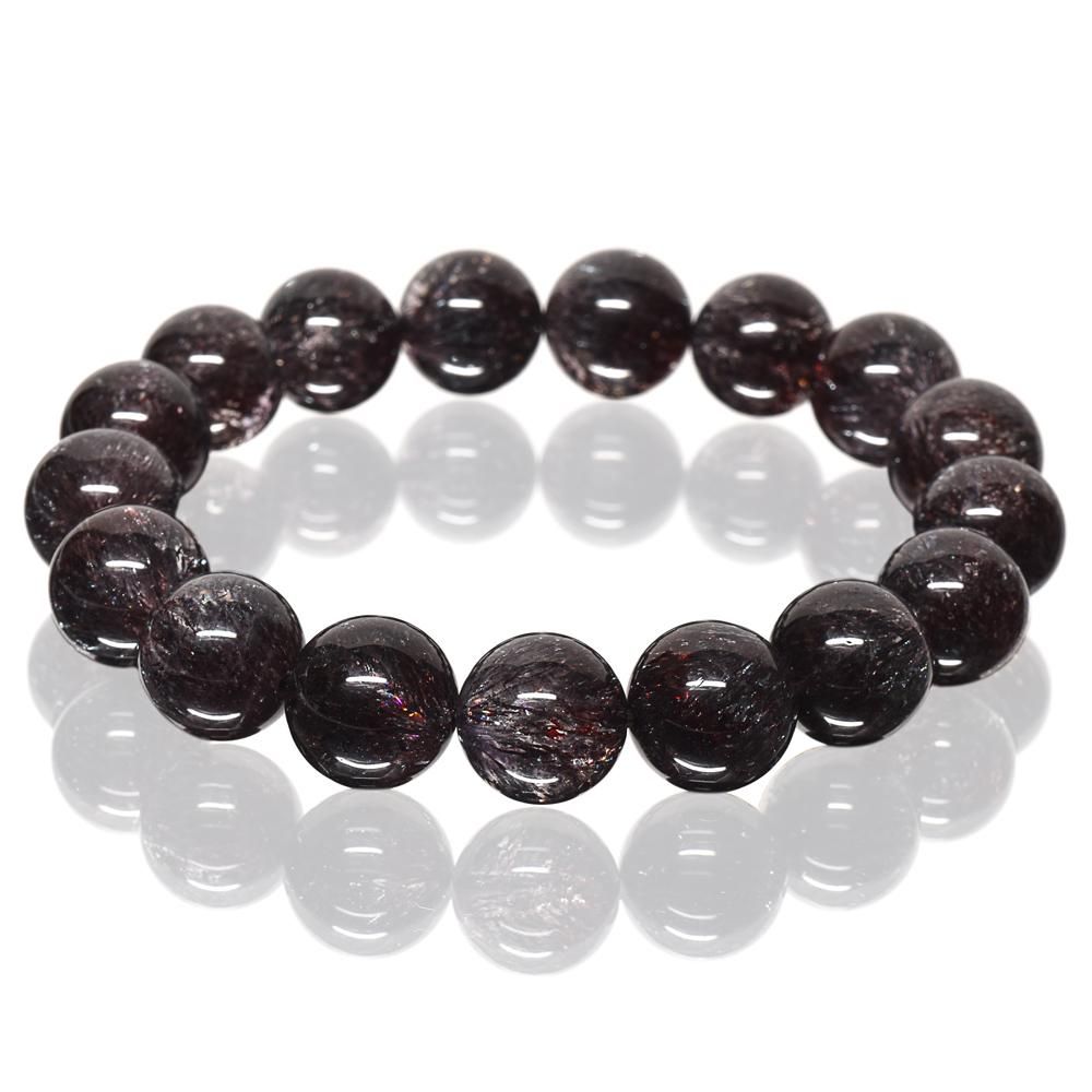 プレミアム] ブラックスーパーセブン 12mm ブレスレット #MH571