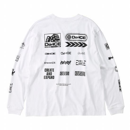 ロングスリーブTシャツ WHITE【Da-iCE ARENA TOUR 2025 -EntranCE