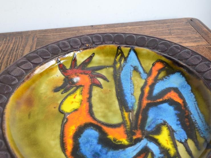 ヴィンテージ 壁掛け陶器プレート (絵皿)｜アンティーク雑貨｜CHELSEA