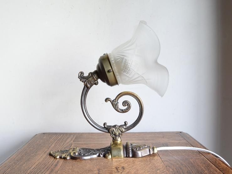 ヴィンテージ フリルガラス ウォールランプ｜アンティーク照明・ランプ