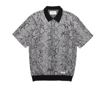WACKO MARIA (ワコマリア) PYTHON KNIT POLO SHIRT (パイソンニット