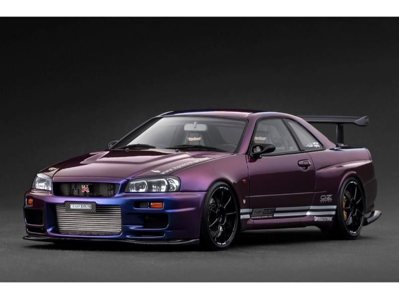 イグニッションモデル R34 GT-R Z-Tune ミッドナイトパープル
