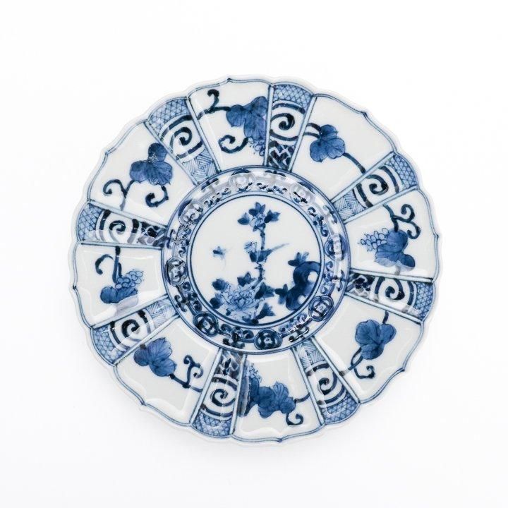 宮内庁御用窯 4.5号皿揃 宝珠唐草花鳥文/山本長左 | 九谷焼専門店の陶