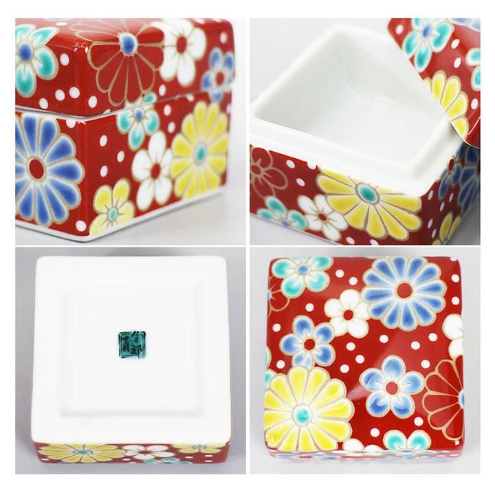 10種類から選べる色絵陶箱 彩/青郊窯