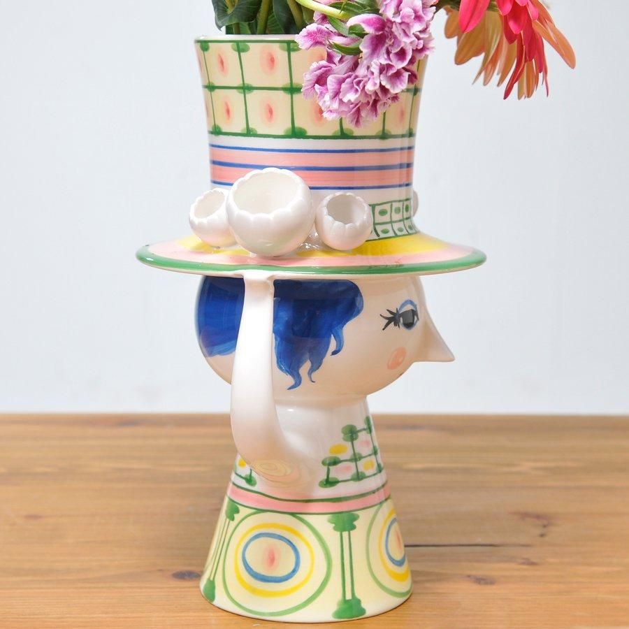 フラワーベース Lady with Hat(レディウィズハット) | H24.5cm | BJORN