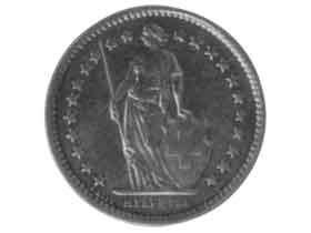 スイス1/2フラン硬貨|コレクターズショップトモリンズ24
