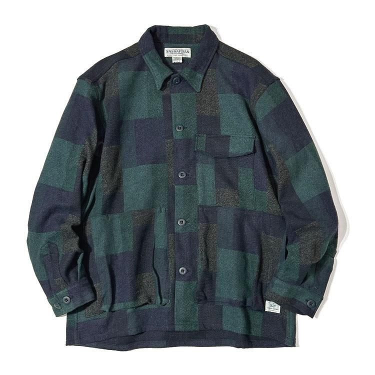 Digs Crew Half ”Cotton Tweed Patch Check