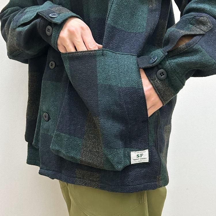 Digs Crew Half ”Cotton Tweed Patch Check