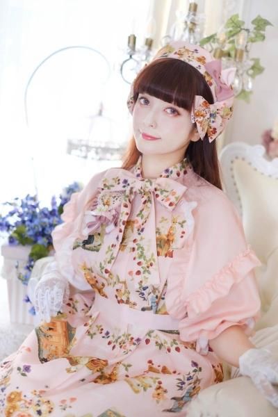 森のパン屋さん tonoコラボ ワンピース （サーモンピンク）【7月末~8月