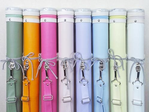 弓道具 矢筒 【矢10本収納】合成皮革製 パステル8色 - 弓道・弓具の