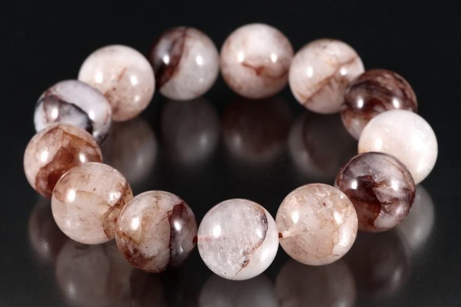 マニカラン水晶 17mm玉 ブレスレット｜天然石通販 キラリ石