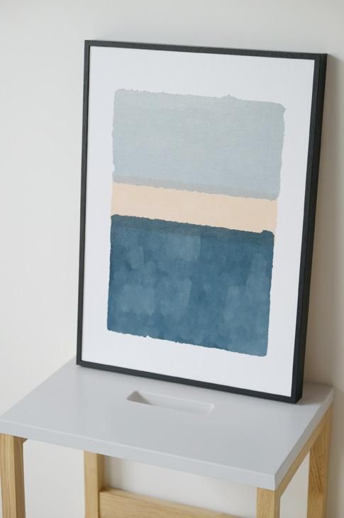 値引き不可】BoConcept 抽象油彩画 デンマーク人画家 縦80×横100