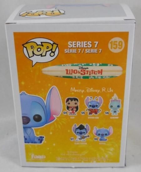 Funko Disney Pop! FLOCKED Seated Stitch #159 Vinyl Figure Hot