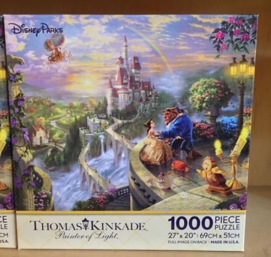 美女と野獣 トーマス・キンケード 1000 ピース パズル - ディズニー