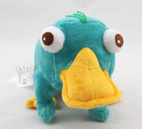 フィニアスとファーブ ペリー イエロー ダック モモ ぬいぐるみ