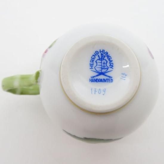 ヘレンド カップ&ソーサー□ロスチャイルドバード デミタスC&S 鳥 蝶 1