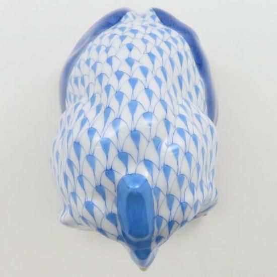 ヘレンド フィギュリン □ 本の上のフクロウ 梟 高さ21cm 置物